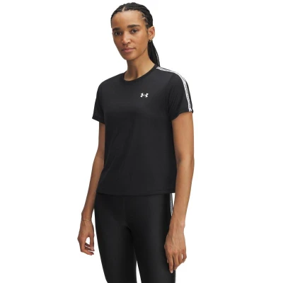 Under Armour UA Tech WM Tape SS-BLK dámské tréninkové tričko