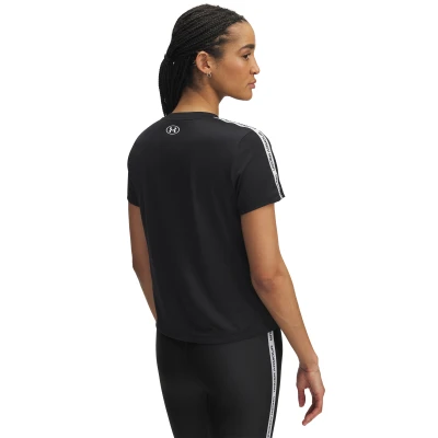 Under Armour UA Tech WM Tape SS-BLK dámské tréninkové tričko