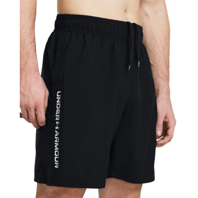 Under Armour UA Tech Woven Wordmark Short-BLK pánské tréninkové kraťasy