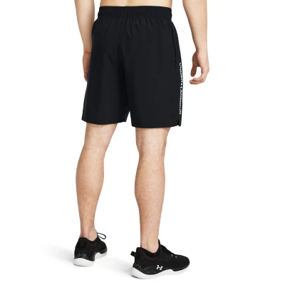 Under Armour UA Tech Woven Wordmark Short-BLK pánské tréninkové kraťasy