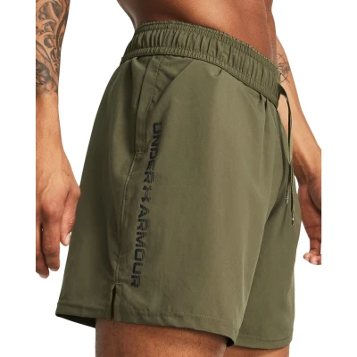Under Armour UA Tech Woven Wordmark Short-GRN pánské tréninkové kraťasy
