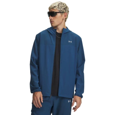 Under Armour UA Velociti Pro Storm Jacket-BLU pánská běžecká bunda