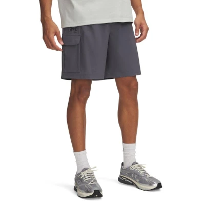 Under Armour UA Vibe Woven Cargo Short-GRY pánské kraťasy