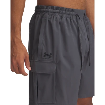 Under Armour UA Vibe Woven Cargo Short-GRY pánské kraťasy
