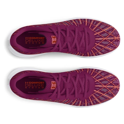 Under Armour UA W Charged Breeze 2 purple gemini/flare orange/orange dámské běžecké boty