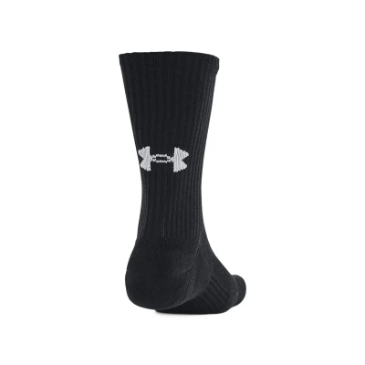 Under Armour Unisex UA TC 3pk Crew-BLK ponožky