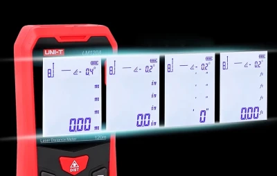 UNI-T LM50A červeno-šedý laserový dálkoměr
