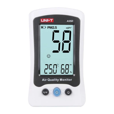 UNI-T A25D bílo-šedý měřič kvality ovzduší PM2,5