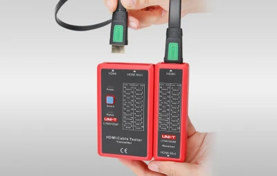 UNI-T UT681HDMI červeno-šedý tester kabelů HDMI