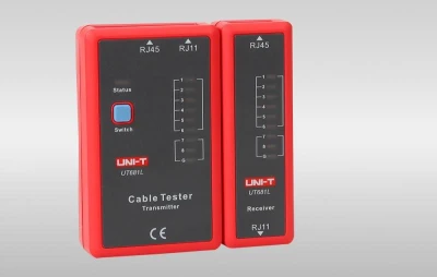 UNI-T UT681L červeno-šedý tester síťových kabelů