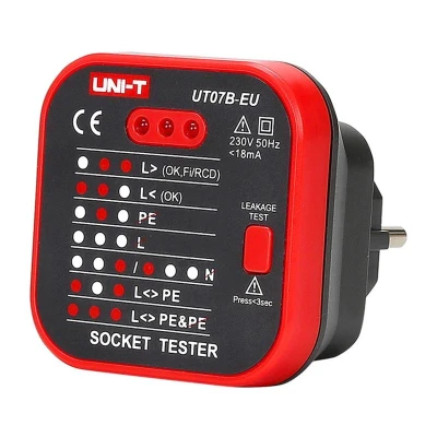 UNI-T UT07B-EU zkoušečka zásuvek