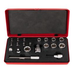 UNIOR Sada nástrčných klíčů a bitů 19ks