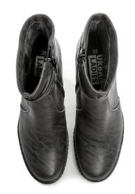 Urban Ladies 5300 tmavě šedé dámské zimní boty