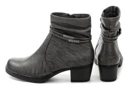 Urban Ladies 5300 tmavě šedé dámské zimní boty