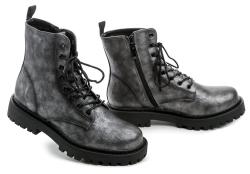 Urban Ladies 8251 šedo stříbrné dámské zimní boty