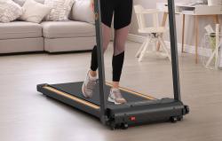 Urevo Skládací elektrický běžecký pás Foldi Mini (černo-oranžový)