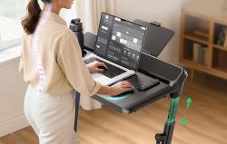 Urevo Elektrický běžecký pás FoldiMix 5L (černý)