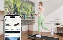 Urevo Elektrický běžecký pás Spacewalk E4W (černý)