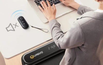 Urevo Strol 2E Smart 2 v 1 elektrický běžecký pás (černý)