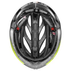 Uvex Boss Race Black-Lime 2022 cyklistická helma POUZE 52-56 cm (VÝPRODEJ)