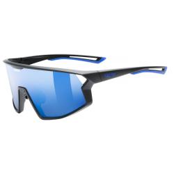 Uvex Skyryse Black Matt/mir.blue (s5330892214) cyklistické brýle