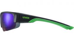 Uvex Sportstyle 215 Black Mat Green/green (2716) 2021 cyklistické brýle