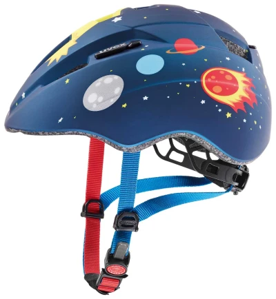 Uvex Kid 2 Cc Dark Blue Rocket Mat 2023 dětská cyklistická přilba