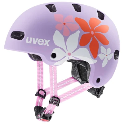 Uvex Kid 4 Style Flower Lilac Matt (s4148230300) dětská helma