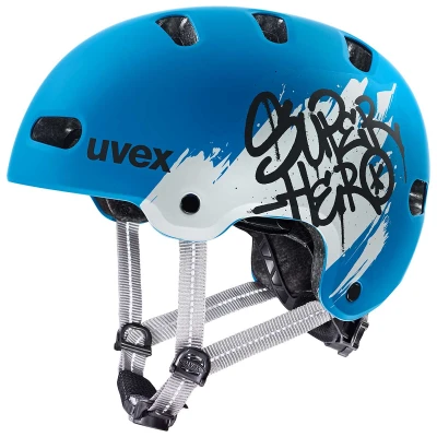 Uvex Kid 4 Style Super Hero Blue Matt (s4148230400) dětská helma