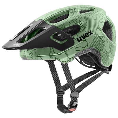 Uvex React Jr. Moss Green Altim M (s4107070800) juniorská helma