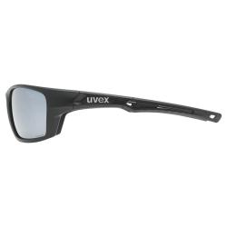 Uvex Sportstyle 232 P Black Mat / Polavision Mirror Silver (cat. 3) brýle