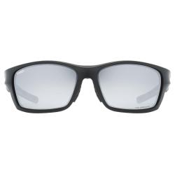 Uvex Sportstyle 232 P Black Mat / Polavision Mirror Silver (cat. 3) brýle