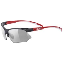 Uvex Sportstyle 802 Vario, Black Red White/smoke (2301) 2021 cyklistické brýle