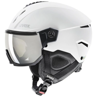 Uvex Instinct Visor White-black Mat (s5662605000) lyžařská helma Uvex Instinct Visor White-black Mat (s5662605000) lyžařská helma