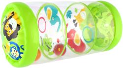 Válec baby nafukovací transparentní 43x20cm edukační set se 3 míčky pro miminko