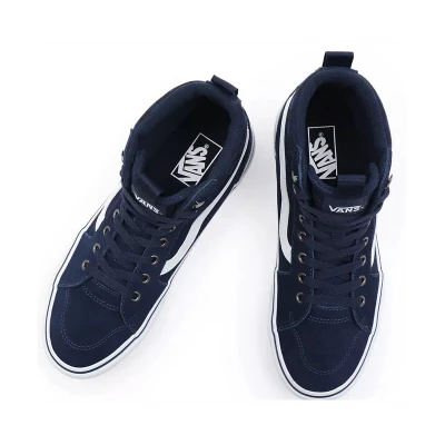 Vans MN Filmore HI guard (Suede) dress blues/plaid pánské tenisky
