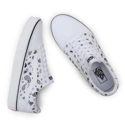 Vans MN Ward (Skull Bandana) white/white pánské tenisky