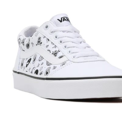 Vans MN Ward (Skull Bandana) white/white pánské tenisky