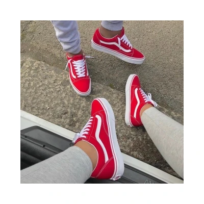 Vans Old Skool racing red/true white unisex tenisky