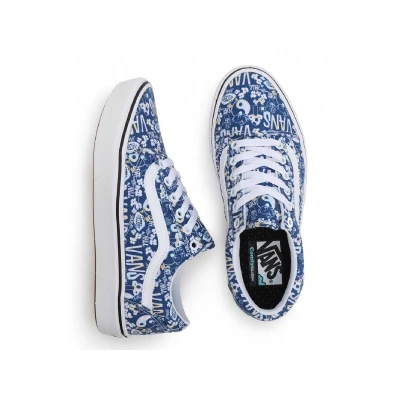 Vans UA ComfyCush Old Skool (Pastel Tie Dye) multi/true white dámské tenisky