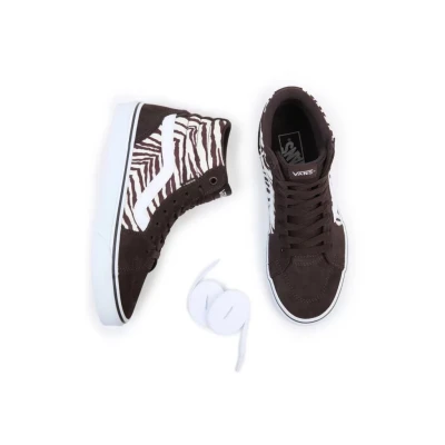 Vans WM Filmore HI Satin Tiger brown/white dámské tenisky