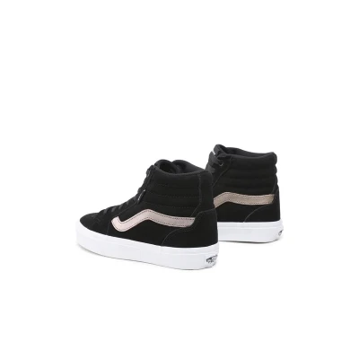 Vans WM Filmore HI (Suede/Metallic) black dámské tenisky