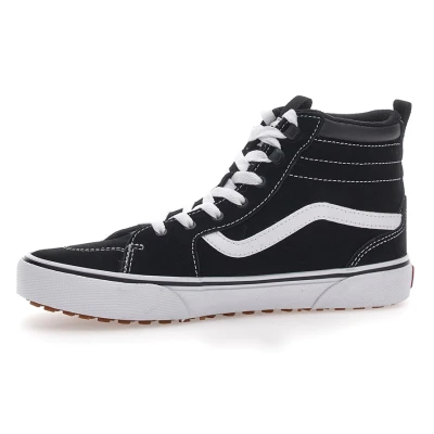 Vans YT Filmore HI Guard (Suede) black/white dětské zimní boty
