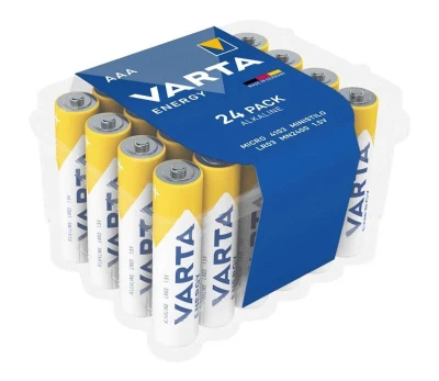 Varta Baterie mikrotužková AAA LR03 (24ks) alkalická Varta Baterie mikrotužková AAA LR03 (24ks) alkalická