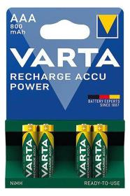 Varta Baterie mikrotužková AAA LR03 dobíjecí 800mAh/1000 cyklů (4ks) Varta Baterie mikrotužková AAA LR03 dobíjecí 800mAh/1000 cyklů (4ks)