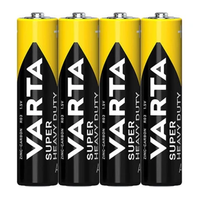 VARTA Baterie mikrotužková AAA R03 SuperLife Zn (4ks) VARTA VARTA Baterie mikrotužková AAA R03 SuperLife Zn (4ks) VARTA