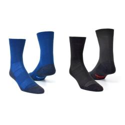 Vavrys LIGHT TREK CMX 2020 2-pack ponožky POUZE 34-36 - černá+modrá (VÝPRODEJ)