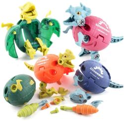 Vejce dinosauří šroubovací dinosaurus s transformací 2v1 s nástrojem 4 druhy