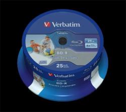 VERBATIM BD-R SL DataLife 25GB, 6x, printable, spindle 25 ks VERBATIM BD-R SL DataLife 25GB, 6x, printable, spindle 25 ks