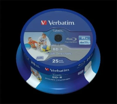 Verbatim BD-R SL DataLife 25GB, 6x, printable, spindle 25 ks